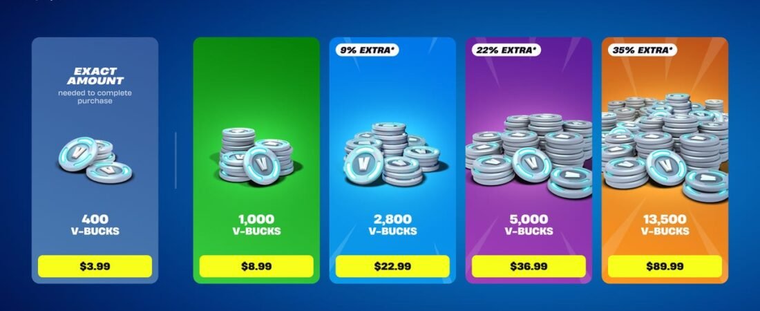 Fortnite em breve permitirá que você pague o valor exato por itens, em vez de comprar mais V-Bucks do que você precisa