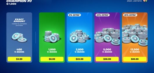 Fortnite em breve permitirá que você pague o valor exato por itens, em vez de comprar mais V-Bucks do que você precisa